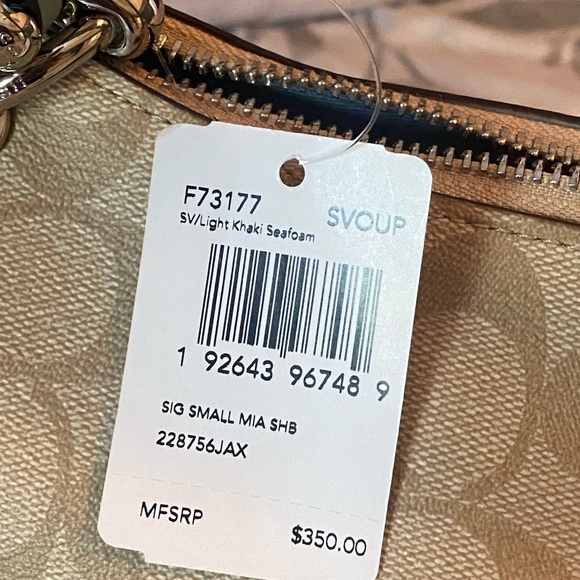 Coach mia shoulder bag with matching wallet - Picture 6 of 8